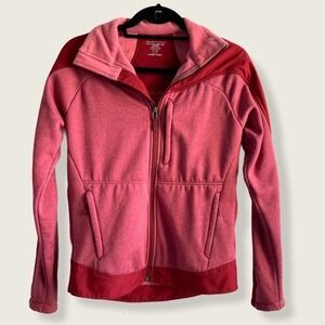 Exofficio Fleece Lined Zip Up Jacket Red S